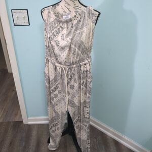 Priscilla Strapless Jumpsuit new with tags large gilli